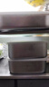 三四鋼316L不銹鋼保鮮盒飯盒餐盒食品級肉類冰箱冷凍分裝3個裝W373512 曬單實拍圖