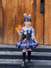 迪士尼（Disney）童裝洛麗塔公主裙女童裙子夏季兔子警官生日禮服兒童短袖蓬蓬裙女 藏青色裙子+裙撐 150 建議11~12歲（140-150cm） 曬單實拍圖