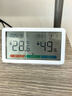 得力(deli)室內溫濕度表 LCD電子溫濕度計 嬰兒房室內溫濕度表辦公用品老人兒童禮品白色LE505PRO 曬單實(shí)拍圖
