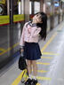 女童開(kāi)學(xué)季jk套裝秋季2025新款小女孩時(shí)髦裙子洋氣兒童學(xué)院風(fēng)秋裝 粉色套裝 140 曬單實(shí)拍圖