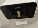 ecoco意可可衛(wèi)生間抽紙盒紙巾盒廁所紙盒衛(wèi)生紙置物架廁紙盒免打孔防水紙巾架 曜夜黑【單層-升級(jí)掛紙桿】 曬單實(shí)拍圖