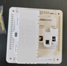 NVC雷士電工 開(kāi)關(guān)插座 雙USB五孔 86型底盒墻壁電源插座 N11時(shí)尚白 曬單實(shí)拍圖