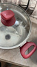 愛(ài)仕達(dá)（ASD）湯鍋316L食品級(jí)加厚不銹鋼煮粥鍋復(fù)底蒸奶鍋24CM燃?xì)怆姶艩t通用B5 曬單實(shí)拍圖
