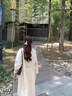 春乏2025年流行春秋季中長款過膝雙面絨毛呢外套女百搭小個(gè)子呢子大衣 米白色雙面尼版 XXS 建議95斤以下 曬單實(shí)拍圖