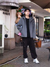 EMPORIO ARMANI/阿瑪尼官方旗艦EA7/新款男連帽直身工裝夾克棉服外套秋季 O8003-霧灰色 L  (推薦：150-165斤) 曬單實(shí)拍圖