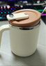 美廚（maxcook）馬克杯水杯 304不銹鋼保溫杯子咖啡燕麥早餐茶杯帶蓋450ml 焦糖棕 曬單實(shí)拍圖