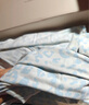維多利亞的秘密 楊冪田曦薇同款 宅度假輕舒絨防靜電家居服長(cháng)袖長(cháng)褲秋季睡衣套裝 12M7藍豹紋 11273305 M 曬單實(shí)拍圖
