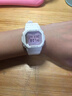 卡西歐（CASIO）手表女BABY-G方塊小表盤運動學(xué)生女表送女友禮物BGD-565SC-4 曬單實拍圖