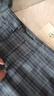 沐霓JK制服裙夏季日系格裙a字半身裙百褶裙女生學(xué)院風(fēng)裙子 L 曬單實(shí)拍圖