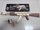 若客（ROKR）AK47玩具槍積木槍手工diy拼裝模型槍皮筋槍七夕情人節禮物男孩 曬單實(shí)拍圖