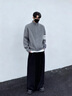 guah針織開(kāi)衫外套男春秋季2025潮牌男裝毛衣男寬松休閑男士夾克上衣服 灰色 2XL 曬單實(shí)拍圖