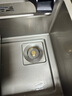 云華衛(wèi)浴不銹鋼廚房水槽過濾網(wǎng)洗菜盆漏水塞廚房不銹鋼大濾網(wǎng)彈跳芯金色款 曬單實(shí)拍圖