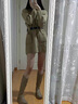 AIGOUGRT法式連衣裙秋冬季女2025年新款女士衣服收腰顯瘦針織毛衣裙子秋天 卡其色 S 曬單實拍圖