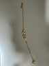 周大福 金枝玉葉 足金黃金手鏈(工費420)15cm 約4g EOF1461 曬單實拍圖