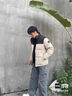 波司登（BOSIDENG）【反季】羽絨服楊紫同款男女情侶款短款運(yùn)動立領(lǐng)新國標(biāo)90絨外套 日出沙丘7A41 L 170/92A 曬單實(shí)拍圖