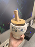 維艾（Newair）陶瓷搗蒜器家用手動(dòng)老式蒜臼子剝蒜泥神器石臼蒜泥搗碎罐藥研磨器 曬單實(shí)拍圖