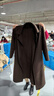 皮爾卡丹（pierre cardin）雙面羊絨大衣女中長(cháng)款2024春秋新款修身顯瘦過(guò)膝100羊毛呢外套 駝色 手工羊毛 S 85-100斤 曬單實(shí)拍圖