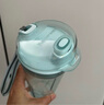 特百惠（Tupperware）晶彩MAX塑料杯600ml 男女士學(xué)生運(yùn)動(dòng)水杯子大容量七夕禮物 馬卡藍(lán) 曬單實(shí)拍圖