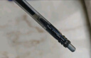 派通（Pentel）BLN105按動(dòng)黑色中性筆高顏值0.5mm簽字筆商務(wù)學(xué)生速干水筆水性筆文具 黑桿黑芯12支裝 曬單實(shí)拍圖