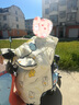 夢多福 電動車擋風(fēng)被秋冬季加厚加絨親子防風(fēng)被摩托車罩護(hù)膝防水擋風(fēng)衣 米色加厚絨丨加寬側(cè)翼+護(hù)脖+護(hù)肩 曬單實(shí)拍圖