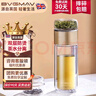 寶威瑪（BVGMAV）英國玻璃杯 茶水分離帶蓋雙層隔熱透明玻璃高顏值高檔泡茶水杯子 曬單實拍圖