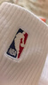 NBA襪子男士秋季休閑運動(dòng)襪吸汗無(wú)骨精梳棉襪刺繡訓練跑步籃球襪3雙 曬單實(shí)拍圖