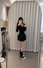 CHERY KALLY【月光如影】氣質(zhì)潮牌炸街老爹鞋女2025新款潮酷真皮厚底增高鞋 黑晝雪 37 曬單實(shí)拍圖