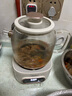 美的（Midea）花漾0膠水全玻璃全自動養(yǎng)生壺 辦公室多功能煮茶壺 燒水壺恒溫電熱水壺煮茶器花茶壺1L YS10B101 曬單實拍圖