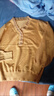 皮爾卡丹（pierre cardin）2024春秋新款100羊毛簡(jiǎn)約香風(fēng)女蕾絲邊裝飾單排扣V領(lǐng)顯瘦針織衫 南瓜色 S碼【收藏購有禮】 曬單實(shí)拍圖