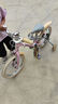 酷騎（COOGHI）小飛俠兒童自行車(chē)3-6-8歲男女孩超輕兒童單車(chē)自行車(chē)16寸 櫻霞粉 曬單實(shí)拍圖