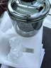 全度（Quandu）  加厚玻璃泡茶杯煙灰色玻璃泡茶器茶水分離杯帶過濾功夫茶具杯 曬單實拍圖