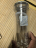 XDO雙層玻璃杯茶杯茶水分離水杯男士辦公車載隔熱防燙高硼硅 曬單實(shí)拍圖