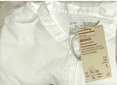 無印良品（MUJI）女式易干平紋盤扣襯衫女士襯衣外套內(nèi)搭春季款長袖新中式女裝上衣 白色 L （165/88A） 曬單實拍圖