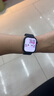 Apple/蘋(píng)果 Watch Series 10 智能手表GPS款42毫米亮黑色鋁金屬表殼黑色運動(dòng)型表帶S/M MX1M3CH/B 曬單實(shí)拍圖