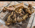 新鮮山羊肉帶皮整只山羊腿整條羊腿 生鮮羊肉 正宗散養土山羊 新鮮現殺 3斤山羊腿【剁塊】 曬單實(shí)拍圖