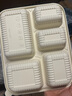 百草園一次性五格餐盒可降解外賣盒飯環(huán)保餐盒食品級(jí)大容量 50套 曬單實(shí)拍圖