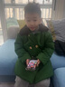 際華 3565兒童軍大衣小孩子軍棉綠大衣冬季加厚幼兒園園服男女寶寶 軍綠大衣【男女都可穿】 110碼建議身高105-110cm左右 曬單實(shí)拍圖
