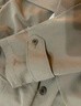 無印良品（MUJI）女式 不易沾水 雙排扣大衣外套女款風(fēng)衣春季外衣女裝女士BDE33C4S 米色 L （165/88A） 曬單實(shí)拍圖