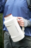 摩飛電器（Morphyrichards）電熱水壺 便攜式燒水壺 家用戶(hù)外旅行1L大容量雙層304不銹鋼保溫防燙旅行電水壺電熱水杯MR6061白 曬單實(shí)拍圖
