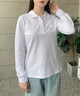 NAOTIEA納奧蒂爾小帆船翻領(lǐng)長(cháng)袖POLO衫上衣女2025春秋新款保羅女裝T恤 藏青色 M （建議85-95斤） 曬單實(shí)拍圖