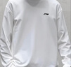 李寧長袖T恤男士運(yùn)動(dòng)衛(wèi)衣春夏秋季棉質(zhì)寬松上衣休閑圓領(lǐng)套頭衫打底衫 曬單實(shí)拍圖
