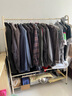 全品屋衣架落地立式衣帽架掛衣架臥室專(zhuān)用晾衣架掛衣服高級置物架V雙120 曬單實(shí)拍圖