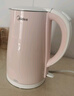 美的（Midea）電熱水壺0涂層燒水壺母嬰級(jí)316L不銹鋼內(nèi)膽 1500W快速加熱 自動(dòng)斷電1.7升容量MK-HJ1705-PRO 曬單實(shí)拍圖