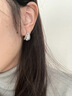 歐畫珍珠耳飾925銀針耳釘純銀耳環(huán)生日禮物女2025年新款耳墜首飾飾品 法式蕾絲花邊珍珠耳環(huán) 曬單實(shí)拍圖