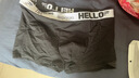 【爆款純棉必屯】hello男士?jì)妊澞兴慕瞧浇茄澮志鷄類(lèi)感舒適不勒 淺灰色 1條 2XL 曬單實(shí)拍圖