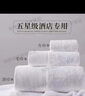 希爾頓同款五星級(jí)酒店純棉抗菌毛巾家用加厚ins民宿賓館繡字定制 500克浴巾【70*140】純白 1條 100全棉16s螺旋鉑金鍛工藝 曬單實(shí)拍圖