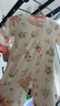 婧麒嬰兒連體衣保暖秋冬夾棉冬季新生兒衣服寶寶150g加厚哈衣服 150g粉色花叢兔 73cm 曬單實(shí)拍圖