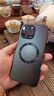 奶小鴨 【AG磨砂】適用蘋(píng)果14promax手機殼 iphone14promax保護套magsafe磁吸充電全包防摔男女款 石墨黑 曬單實(shí)拍圖