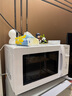 美的（Midea）快捷微波爐 家用小型 360°轉(zhuǎn)盤(pán)加熱 旋鈕操控 易潔內(nèi)膽（M1-L213B） 曬單實(shí)拍圖