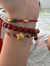 周生生黃金轉(zhuǎn)運(yùn)珠 幸運(yùn)星星足金珠子男女情侶手串不含手鏈繩89564C定價 曬單實拍圖